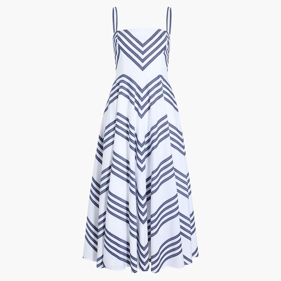 NWT Hill House Home - The Margot Dress - Navy Stripe - XS - Picture 5 of 12